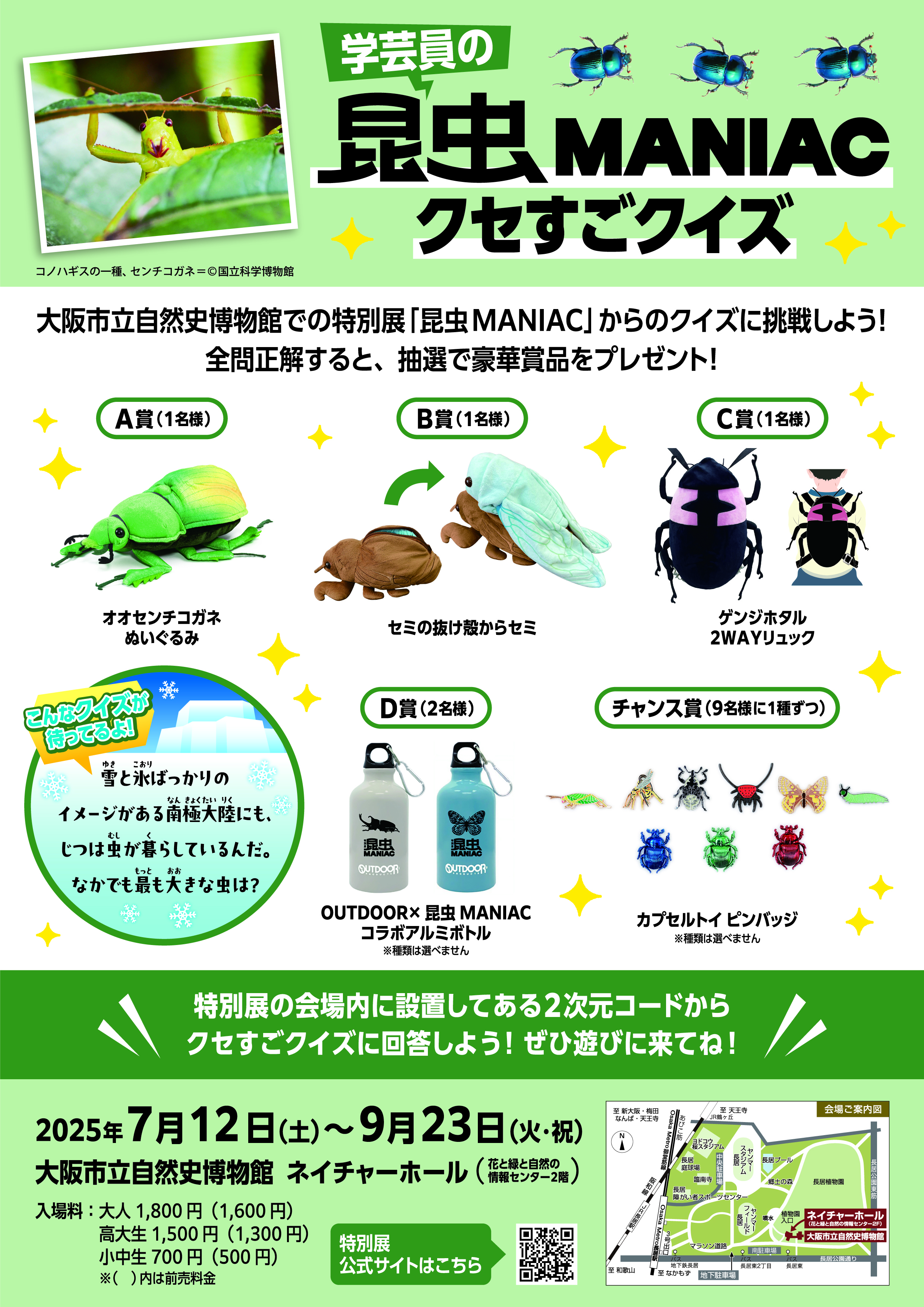 読売新聞社 特別展「昆虫MANIAC」 割引サービス実施！ | セレッソ大阪